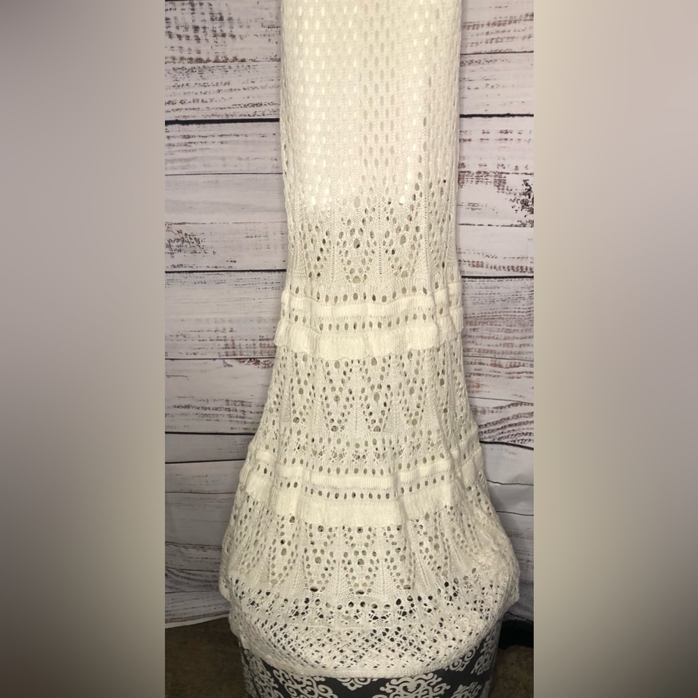 Elegant Cream Lace Dress NWOT size Large - Picture 14 of 16
